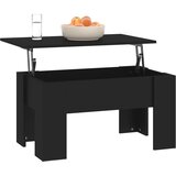  Stolić za kavu crni 79 x 49 x 41 cm od konstruiranog drva | shoptok.hr