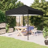  Sklopivi šator za zabave crni 3 x 3 m | shoptok.hr
