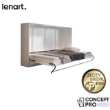 Bed Concept krevet u ormaru CP-05 bijela visoki sjaj - 120x200 cm | shoptok.hr