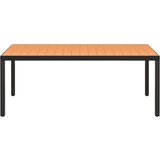  Jedilna garnitura 9-delna aluminij črne barve | Shoptok.si