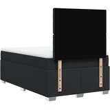  s oprugama i madracem crni 120x190 cm od umjetne kože | shoptok.hr