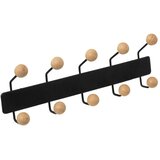 Five Čiviluk sa 10 kukica blackwood 44x7,5x14 metal drvo crna | Eponuda.com