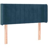  Uzglavlje s ušima tamnoplavo 103x16x78/88 cm baršunasto | Eponuda.com