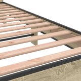  Okvir za krevet boja hrasta 90x190 cm konstruirano drvo i metal | shoptok.hr