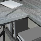  Stol s policom Siva Sonoma 120 x 79 x 86,5 cm Konstruirano drvo | shoptok.hr