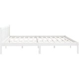 vidaXL Okvir za krevet od masivne borovine bijeli 200 x 200 cm | shoptok.hr
