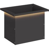  Vrtna posuda za sadnju s LED svjetlom Crna 30 x 40 x 30 cm Slike