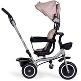 ECO TOYS WQL-066-52 – Otroški voziček/tricikel 2 v 1 z vrtečim sedežem 360°, starševsko ročico in zložljivo senčnico, bež | Shoptok.si