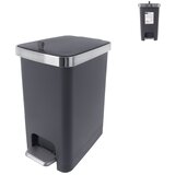 Orion Siva plastična kanta za smeće s pedalom 15 l Premier – | shoptok.hr