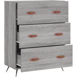  Komoda boja hrasta sonome 69,5 x 34 x 90 cm konstruirano drvo | shoptok.hr