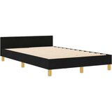 vidaXL Crni okvir kreveta od tkanine 120x190 cm | shoptok.hr