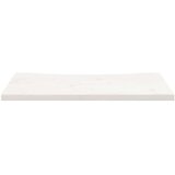 vidaXL Mizna plošča bela 80x40x2,5 cm trdna borovina | Shoptok.si