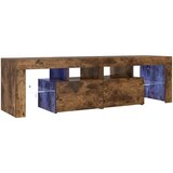 TV ormarić s LED svjetlima boja dimljenog hrasta 140x36,5x40 cm | Eponuda.ba