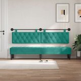  Držeće uzglavlje Zidne Tirkizna 210 x 55 x 7 cm Baršun - Tirkizna 200 cm bez LED | shoptok.hr