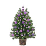  Umjetno božićno drvce s 150 LED svjetlima Zelena 95 cm PE i PVC Slike