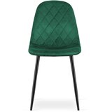 Brandless Stol ASTI - temno zelena žamet x 1, (22030496) | Shoptok.si