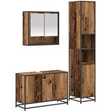  Set namještaja za kupaonicu 3 pcs Staro drvo Konstruirano drvo | shoptok.hr