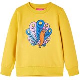  Dječja topla majica tamna oker 92 | shoptok.hr