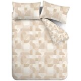 Catherine Lansfield Bež posteljnina za zakonsko posteljo 200x200 cm Sloane Geo – | Shoptok.si