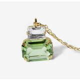 Victoria Cruz helena peridot gold ogrlica sa swarovski kristalima ( a4334-14dg ) Cene