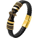 IZMAEL Zapestnica GA-33432 Cross - Črna/Zlata | Shoptok.si