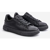 Big Star Men's Sneakers Made Of Eco Leather OO174021 Hi-Poly System Black | shoptok.hr