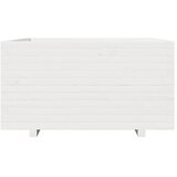  Vrtna sadilica bijela 90x90x49,5 cm od masivne borovine | Eponuda.com