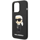 Karl Lagerfeld Maska za telefon iPhone 15 Pro 6.1 KLHCP15LSNIKBCK, Silikonska, Crna Cene