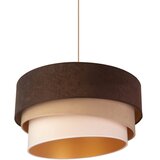  Duolla - Luster na kablu DEVON 1xE27/40W/230V, prečnik 45 cm, braon/bež | Eponuda.com