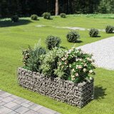  Gabionska sadilica od pocinčanog čelika 180 x 50 x 50 cm | shoptok.hr