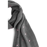 Vuch Pleteni šal Nurit Grey s uzorkom točkica, 24,5 x 200 cm | shoptok.hr
