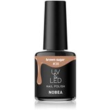 NOBEA UV & LED Nail Polish gel lak za nokte s korištenjem UV/LED lampe sjajni nijansa Brown sugar #38 6 ml | shoptok.hr