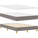 vidaXL box spring krevet s madracem taupe 120x200 cm tkanina | shoptok.hr