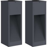  Solarna LED svjetiljka za stazu 2 pcs Antracit | shoptok.hr