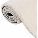  Čupavi tepih krem bijele boje 120x183 cm poliester - Krema 120 x 183 cm | shoptok.hr