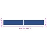  Uvlačiva bočna tenda plava 160 x 1200 cm | shoptok.hr