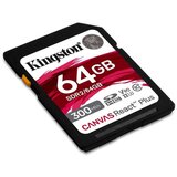 Kingston 64GB Canvas React Plus SDHC UHS-II U3 V90 for Full HD/4K/8K | Shoptok.si