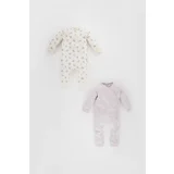 DEFACTO 2 piece Regular Fit Crew Neck Fruit Overalls