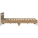  Konstrukcija postelje Umetni hrast 120 x 200 cm Konstruiran les, (5000102581) | Shoptok.si
