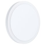 Eglo mongodio 1 zidna/plafonjera, led, 5,4w, 570lm, prečnik 140, bela/čelik/plastika | ePonuda.com