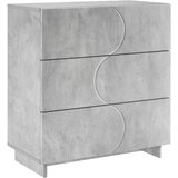  Komoda Betonska siva 70 x 38 x 75 cm Konstruirano drvo | shoptok.hr
