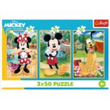 Puzzle 3x50 - Mice on vacation Disney Trefl 34881 | Shoptok.si