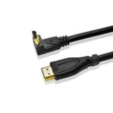 X Wave NT005 crni kabl hdmi (muški) na hdmi (muški) 90 stepeni 1.8m | Eponuda.com
