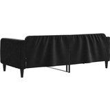  Dnevni krevet crni 90 x 200 cm baršunasti | shoptok.hr