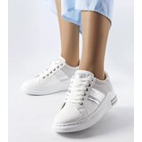 Gemre White sneakers with grey inserts Deans | Shoptok.si