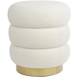 Light & Living Bel tabure iz tkanine bouclé Kimi – Cene