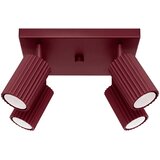 Sollux Lighting Stropna svetilka KARBON 4 burgund, (5000352394) | Shoptok.si