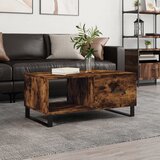 vidaXL Stolić za kavu boja hrasta 90x50x40 cm konstruirano drvo Cijene