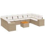  11-dijelni set vrtnih sofa od poliratana s jastucima bež | shoptok.hr