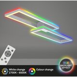 BRILO led rgbw prigušiva stropni luster frame 2xLED/21W/230V 2700-6500K+ sa daljinskim upravljačem | Eponuda.com